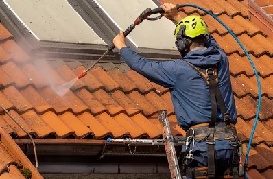 Démoussage et hydrofuge de toiture à Indre